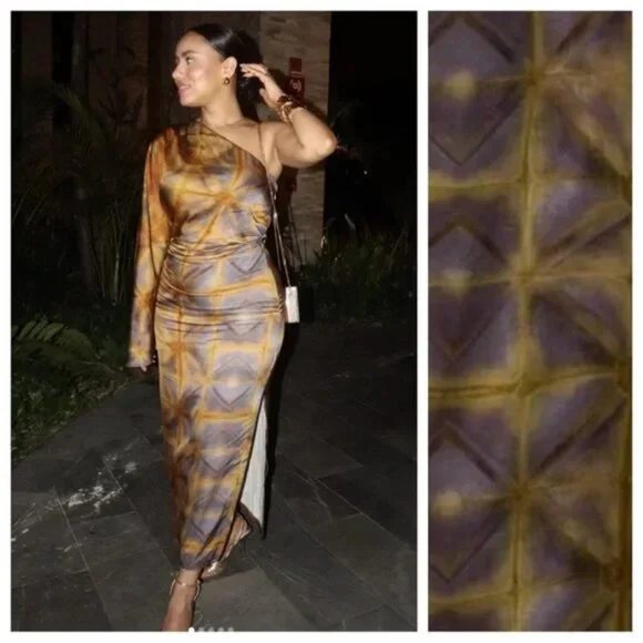 Zara ZW Collection Multicoloured Printed Asymmetric Midi Dress - Picture 2 of 10